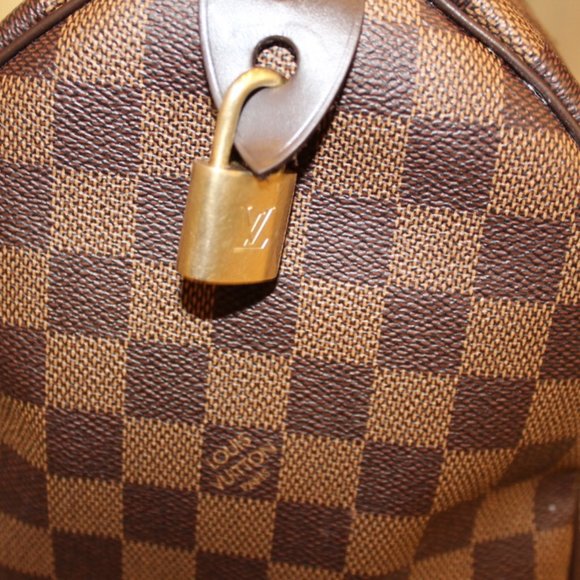 Louis Vuitton Brown Checkered Satchel - Picture 11 of 16